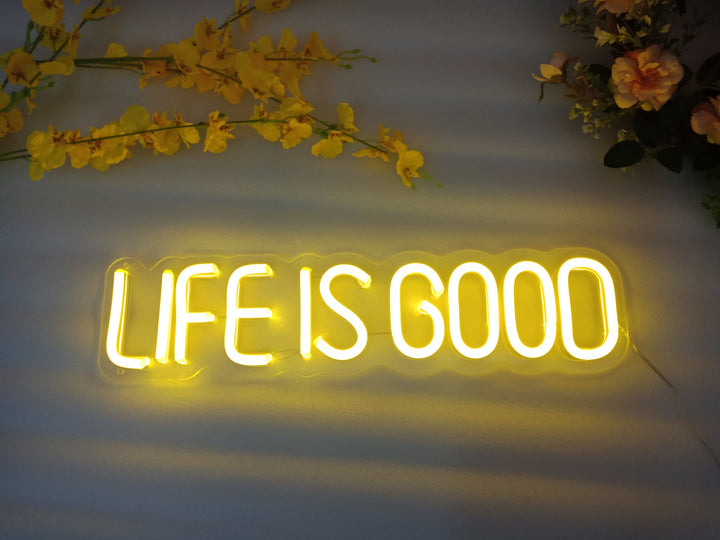 "Life Is Good" Insegna al neon (Inventario: 4 unità)