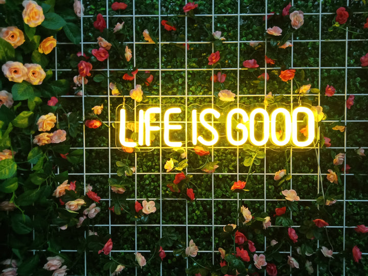 "Life Is Good" Insegna al neon (Inventario: 4 unità)