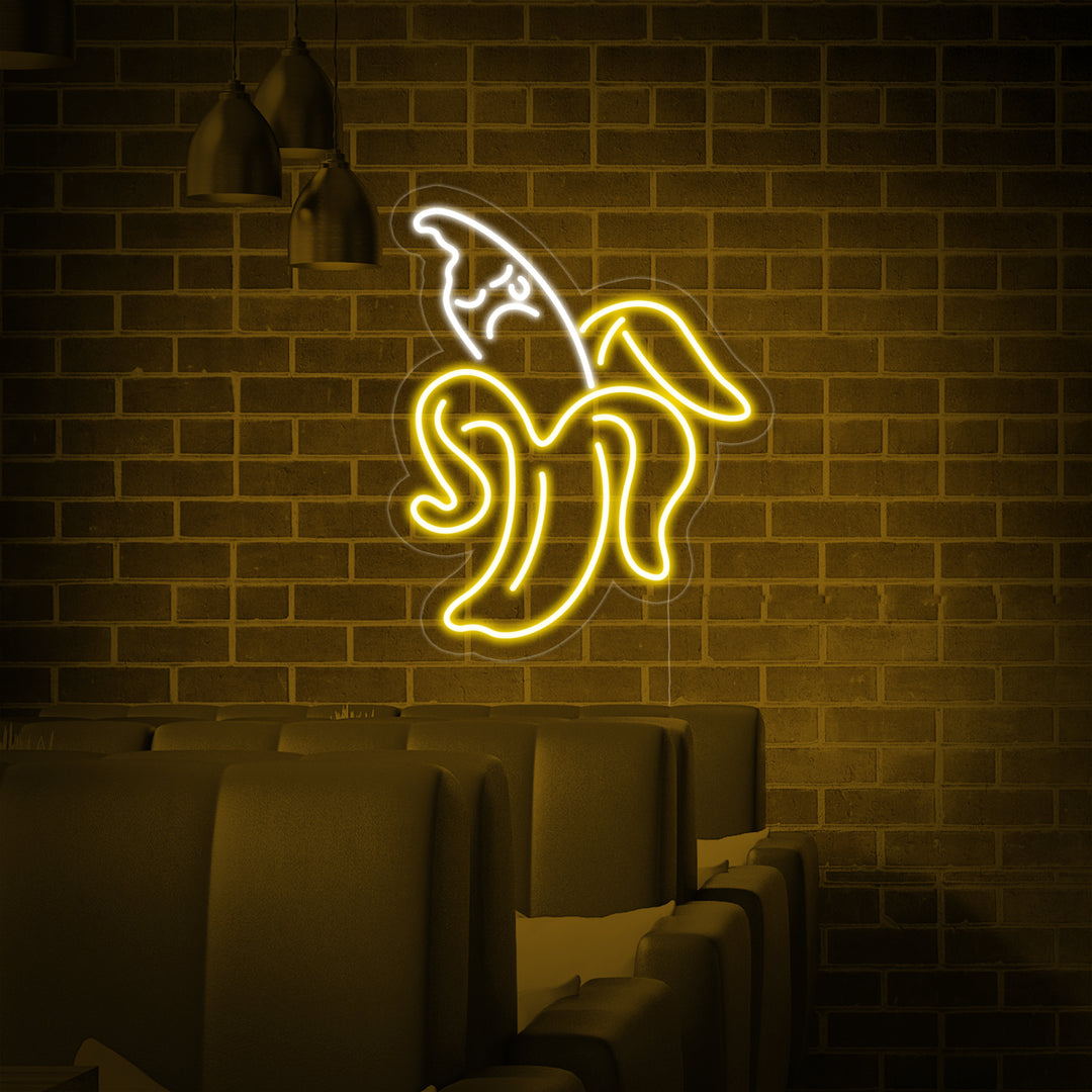 "Banana, Frutta" Insegna al neon