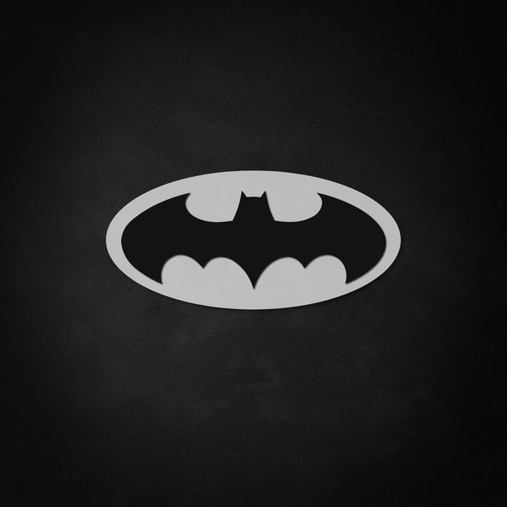 "BAT LOGO Art, personaggio del film" Neon Like