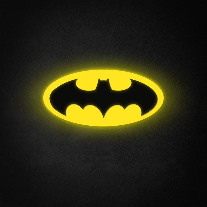 "BAT LOGO Art, personaggio del film" Neon Like