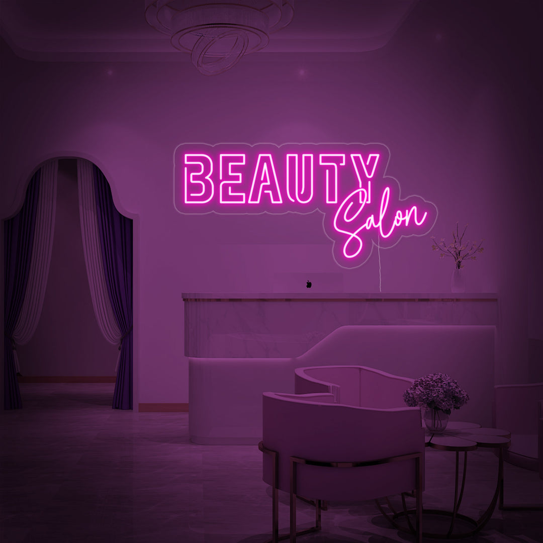 "Beauty Salon" Insegna al neon