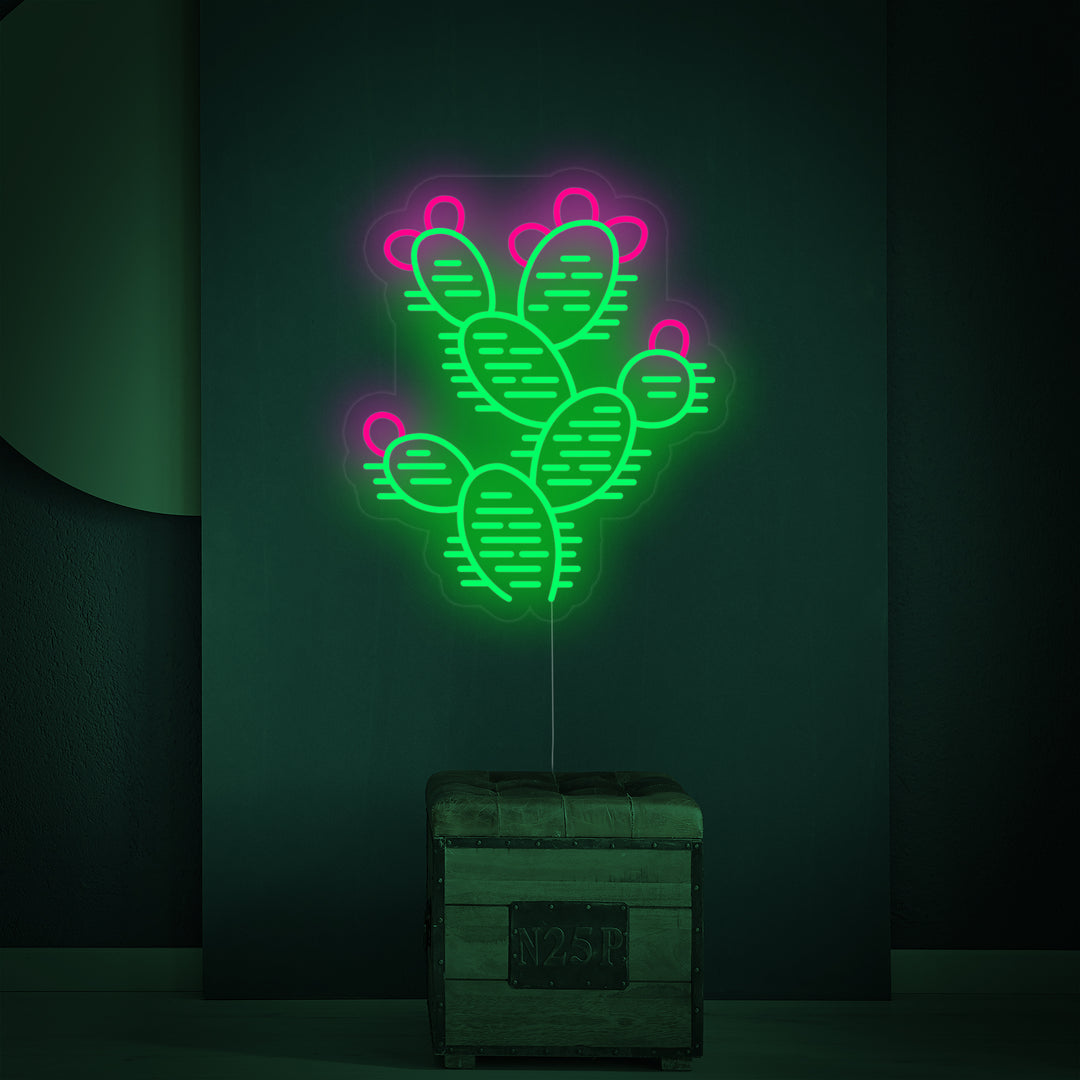 "Cactus Piante Del Deserto" Insegna al neon