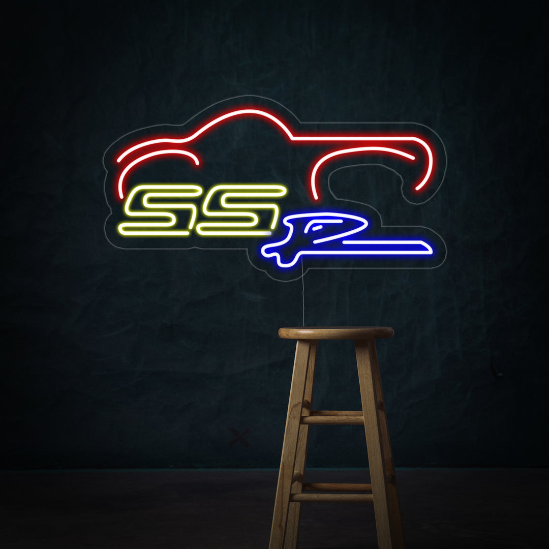 "Auto SSR" Insegna al neon