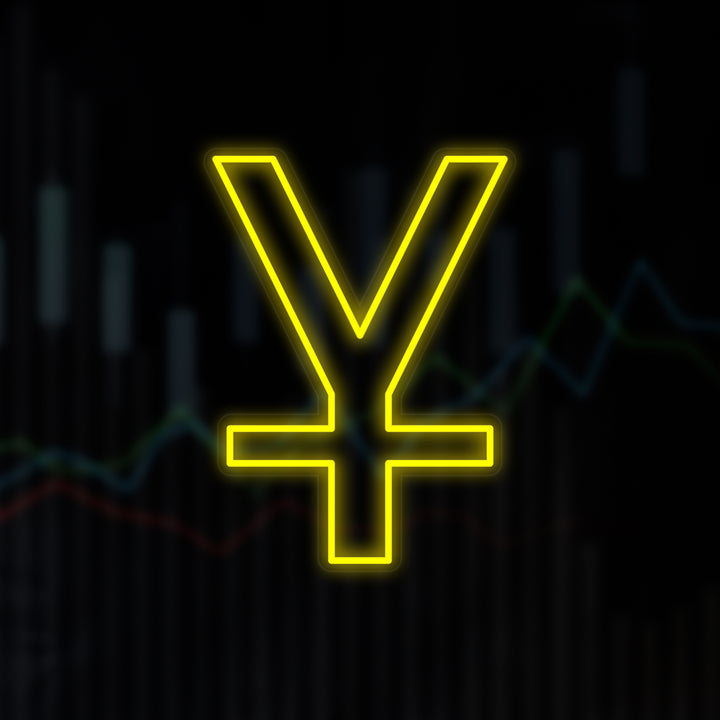 "Yuan Cinese" Insegna al neon