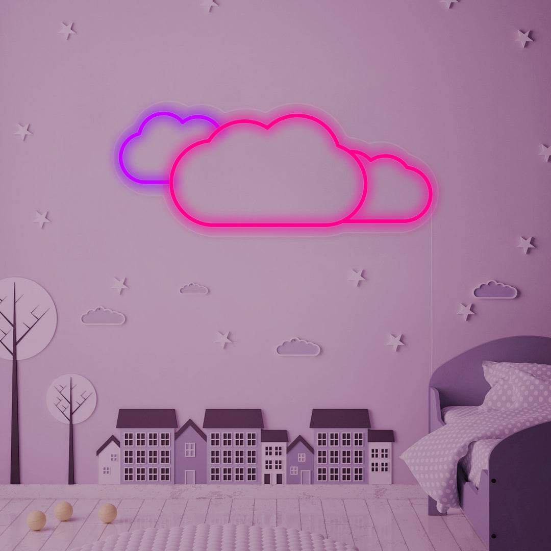 "Nuvola, Decorazione Camera Dei Bambini" Insegna al neon