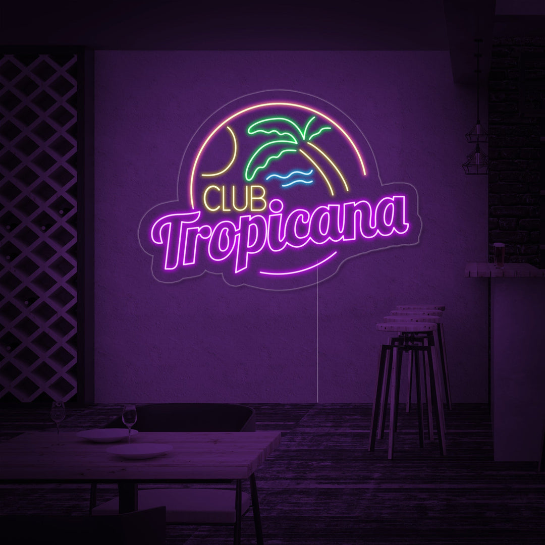 "Club Tropicana Spiaggia, Palma, Bar" Insegna al neon