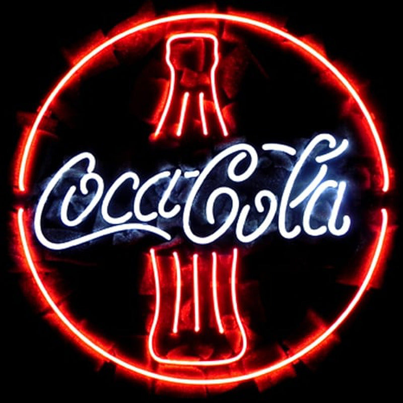 "Coca Cola Coke Bottle" Insegna al neon