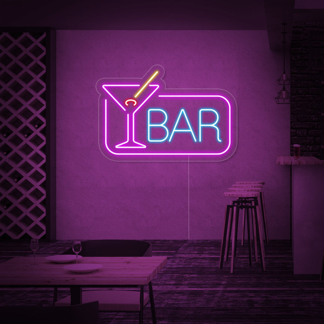 "Cocktail Bar" Insegna al neon