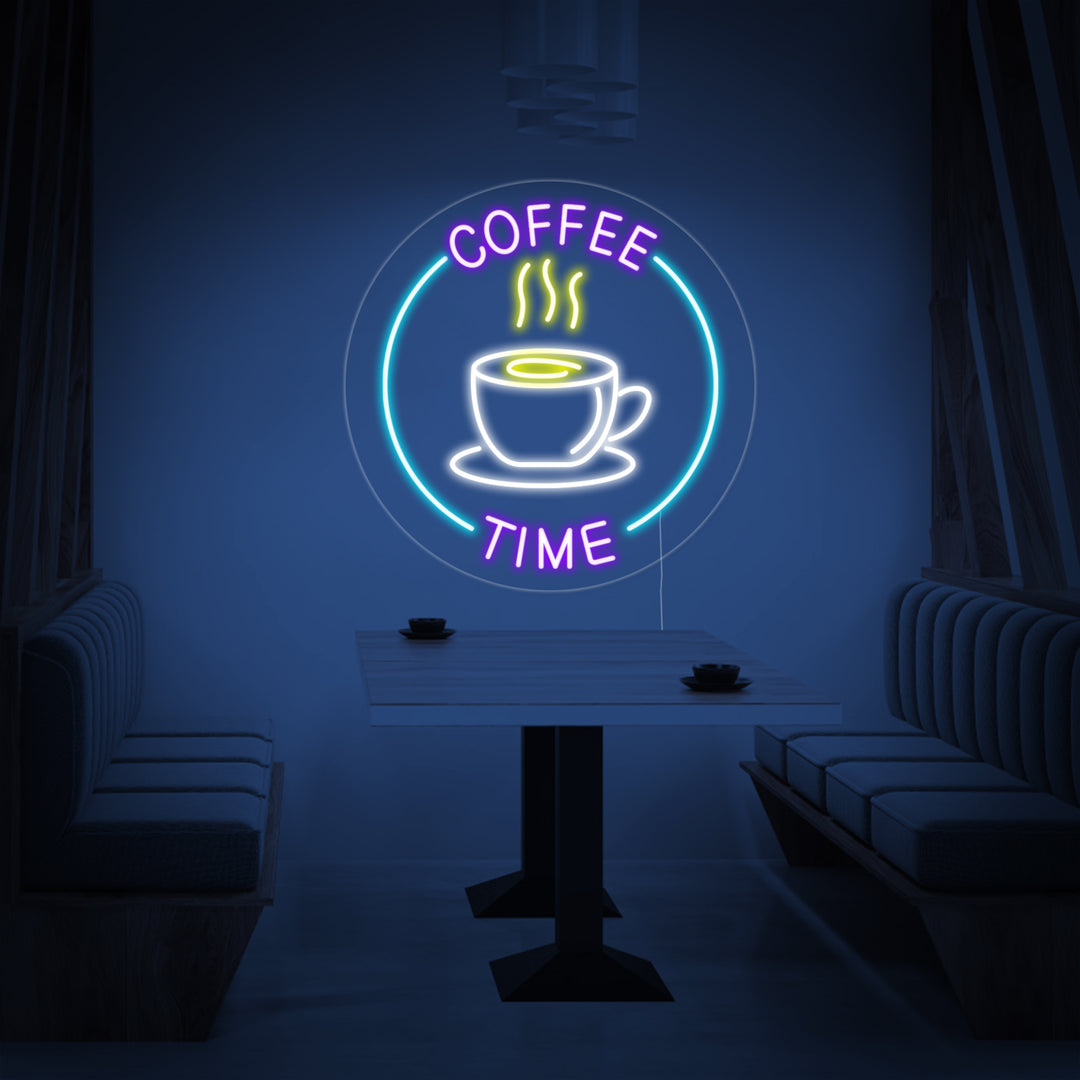 "Coffee Time" Insegna al neon