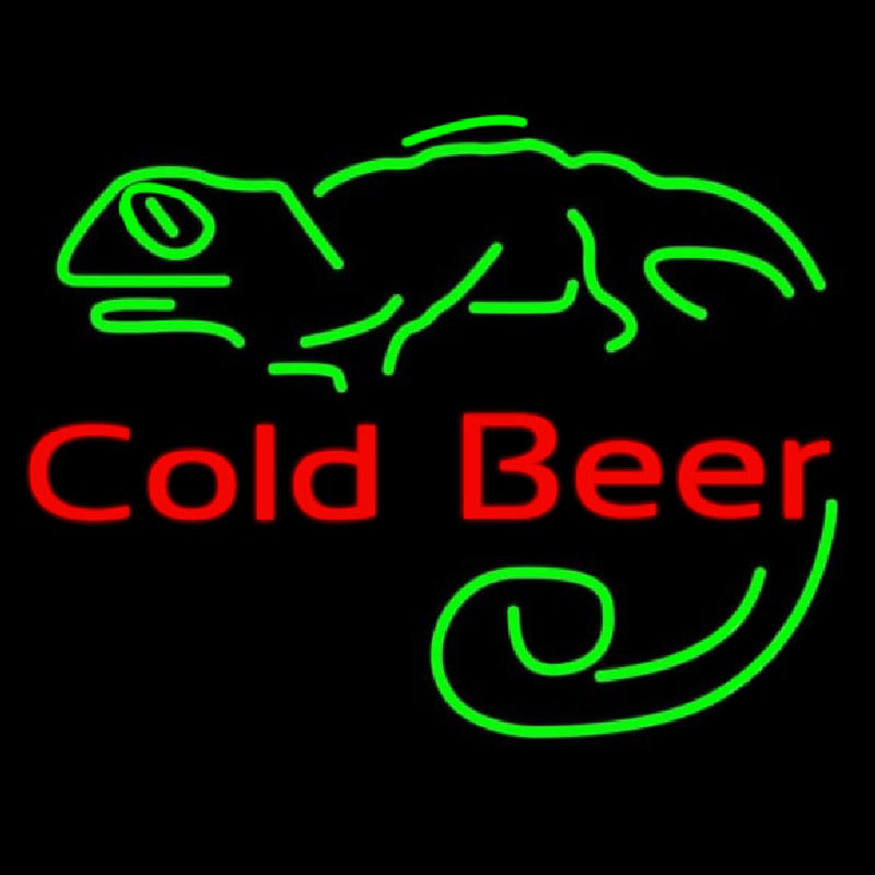 "Cold Beer Bar, Bar" Insegna al neon