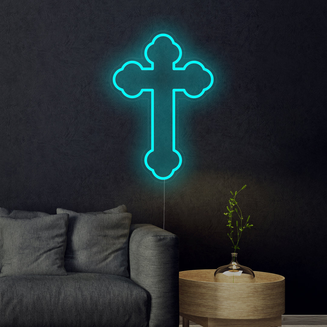 "Crocifisso, Croce Di Gesù" Insegna al neon
