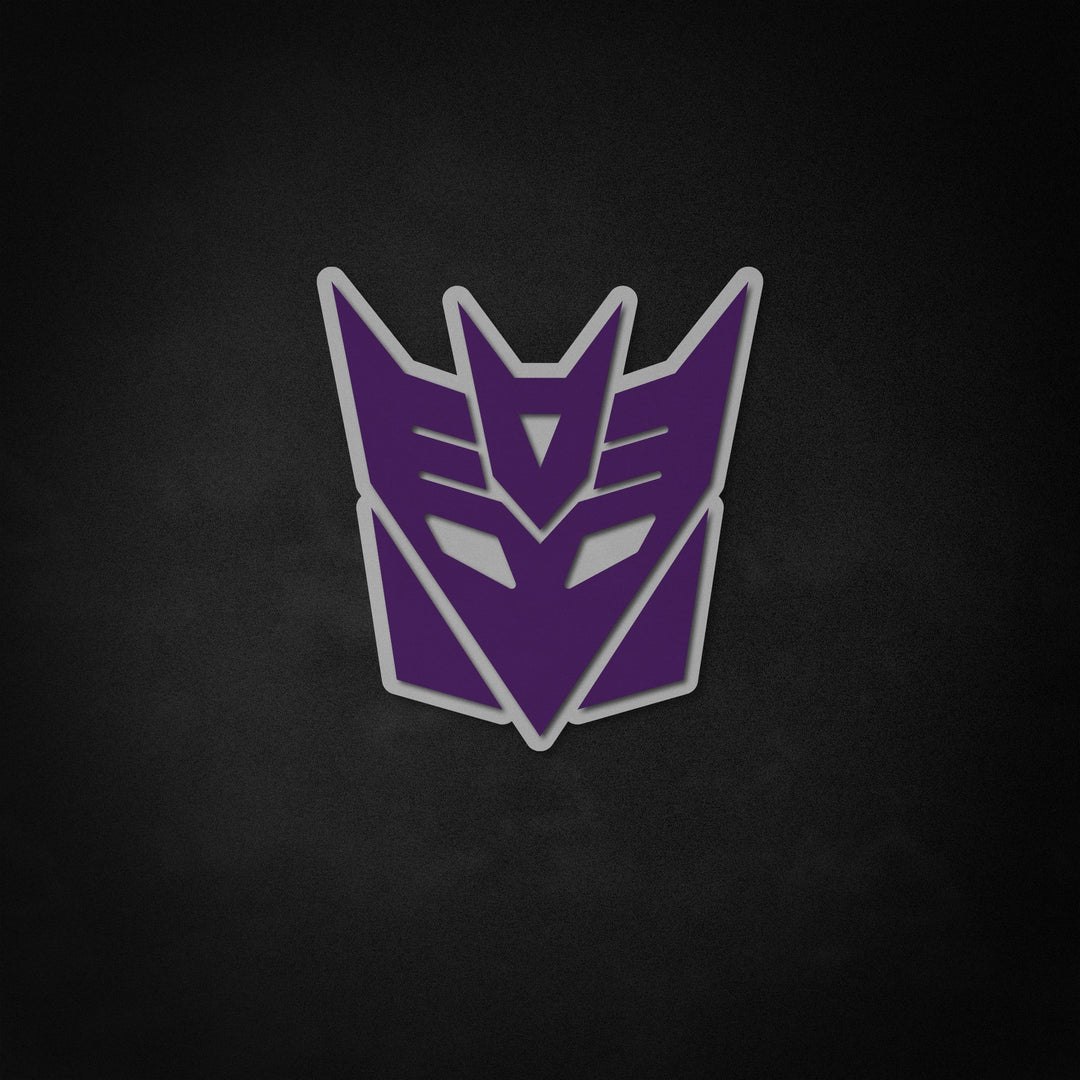 "Segno di Decepticons ispirato" Neon Like