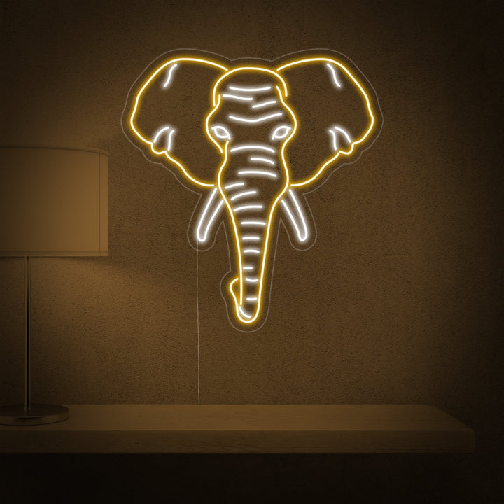 "Elefante" Insegna al neon