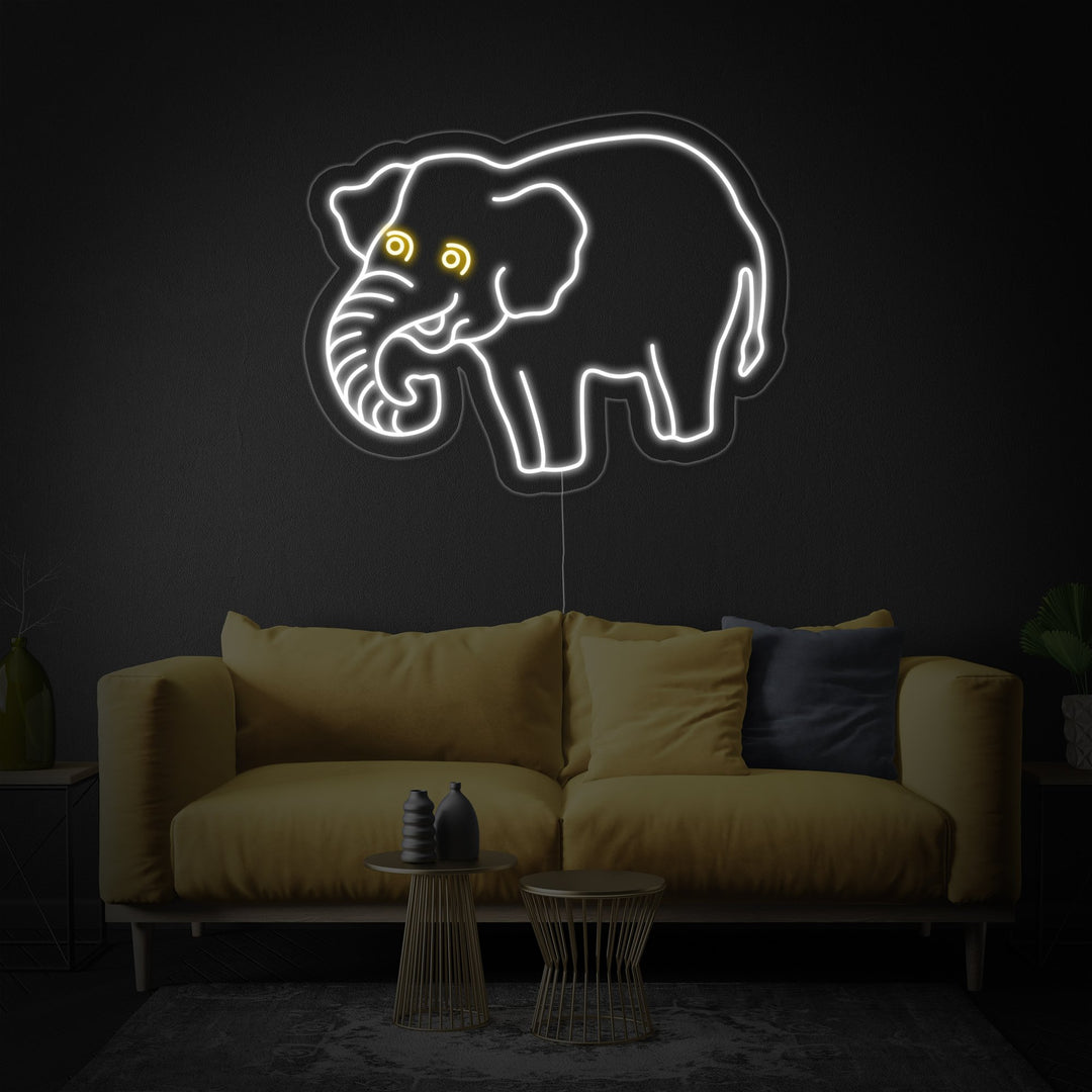 "Elefante" Insegna al neon