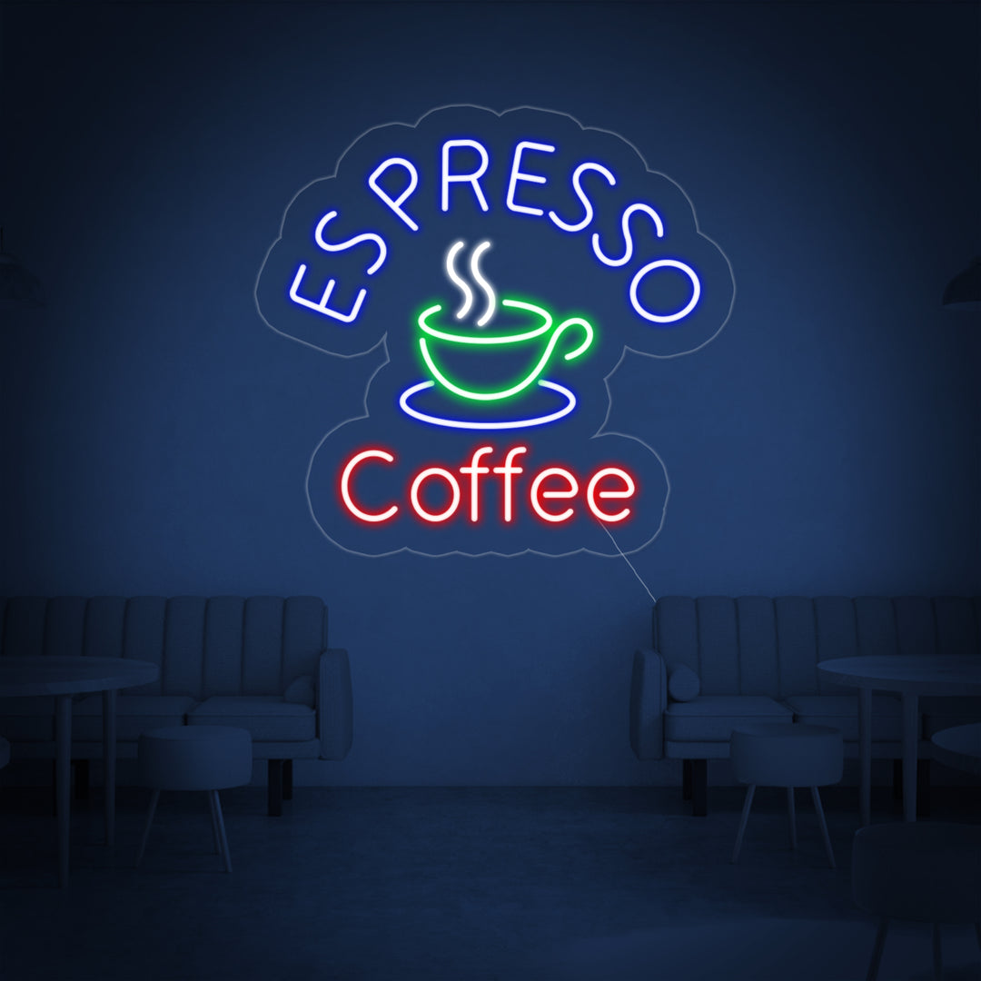 "Espresso Coffee" Insegna al neon