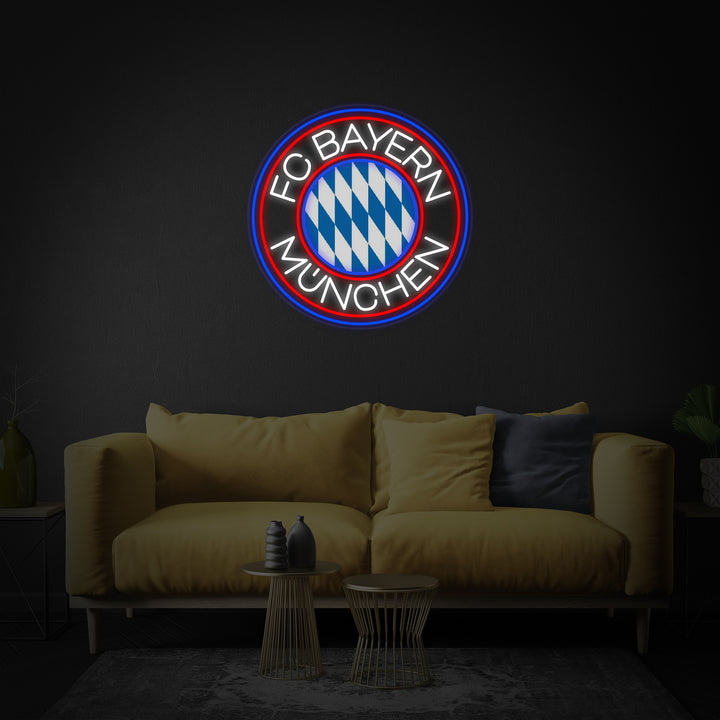 "Calcio FCBM" Insegna al neon