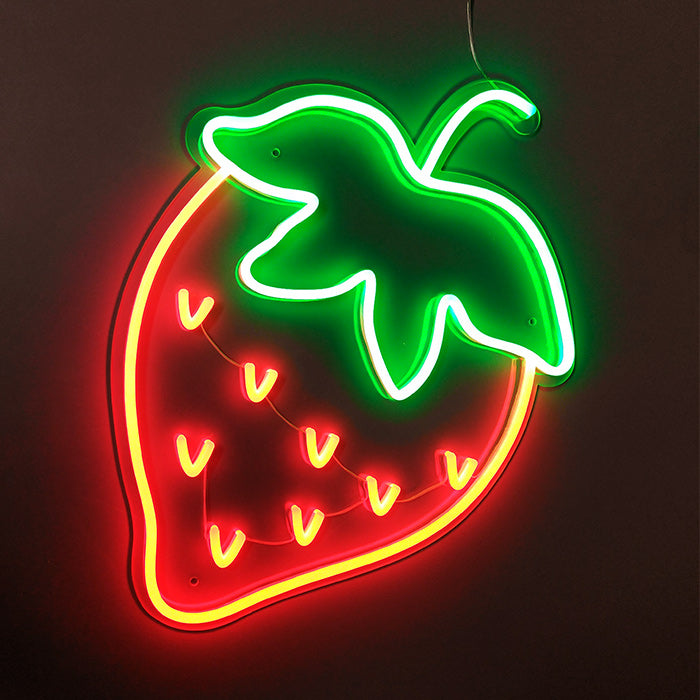 "Frutta Fragola" Insegna al neon