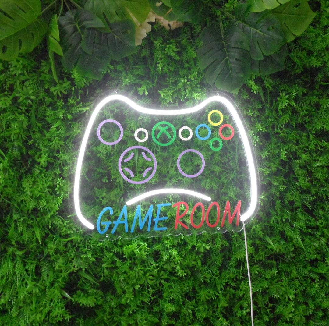 "Controller da Gioco Colorato, Sala Giochi" Mini Insegna al neon