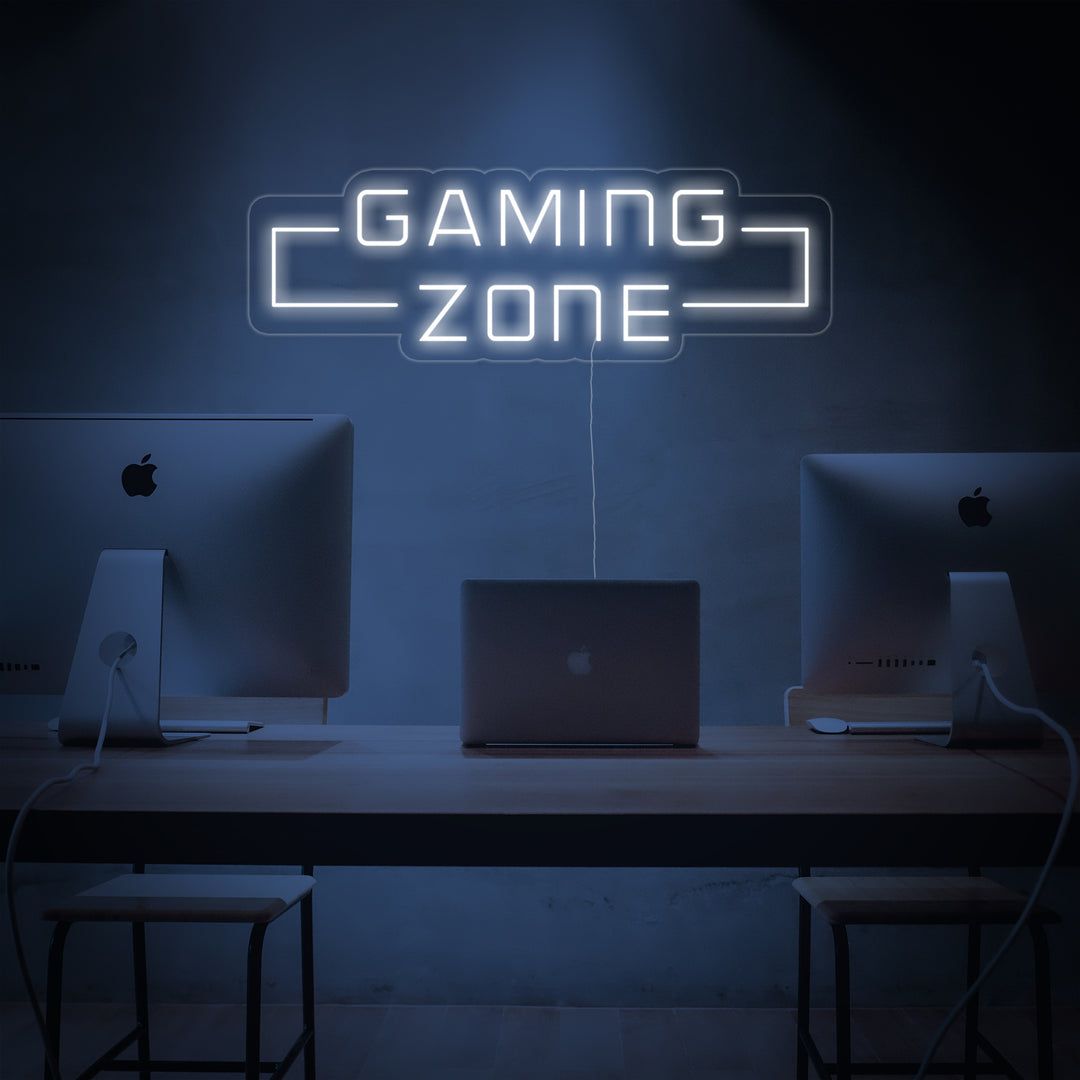 "Game Zone, Game Wall Art" Insegna al neon