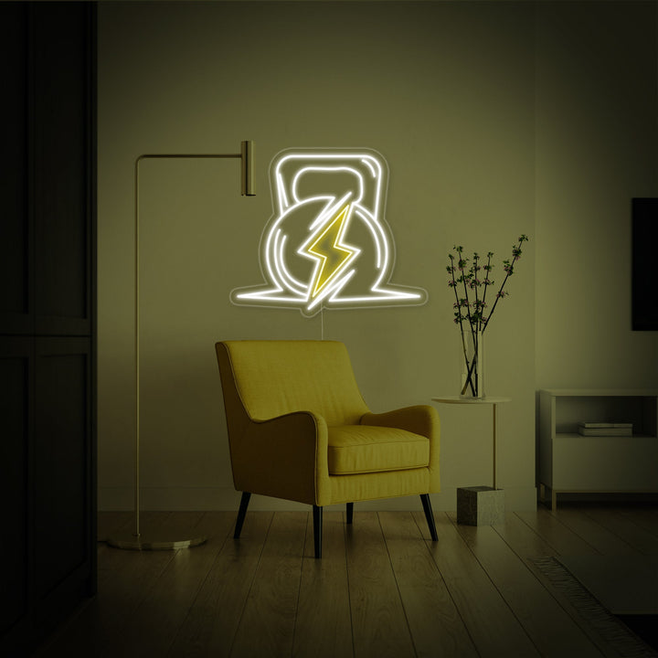 "Palestra Potenza Fitness" Insegna al neon