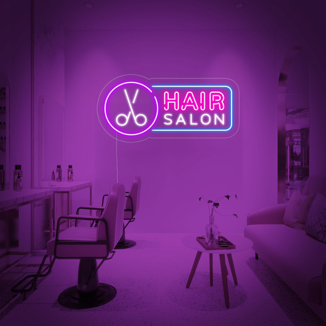 "Hair Salon" Insegna al neon