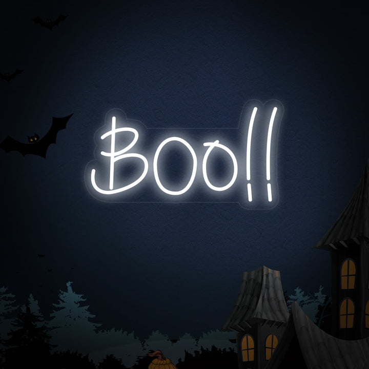 "Decorazione Di Halloween Boo" Insegna al neon