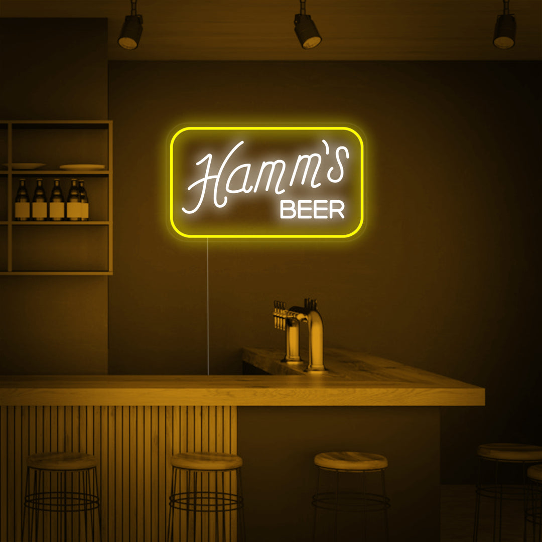 "Bar Hamms" Insegna al neon