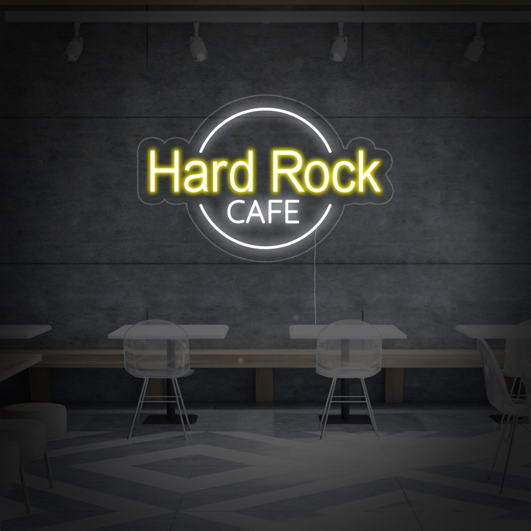 "Hard Rock Cafe" Insegna al neon