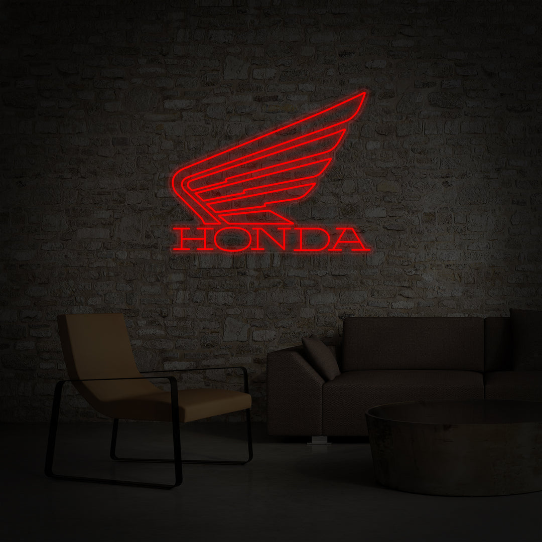 "Logo Di Honda" Insegna al neon