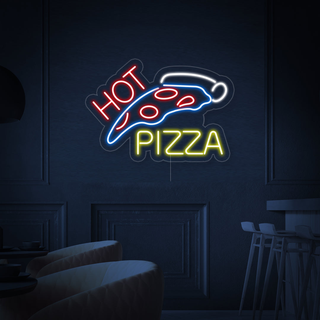 "Hot Pizza" Insegna al neon