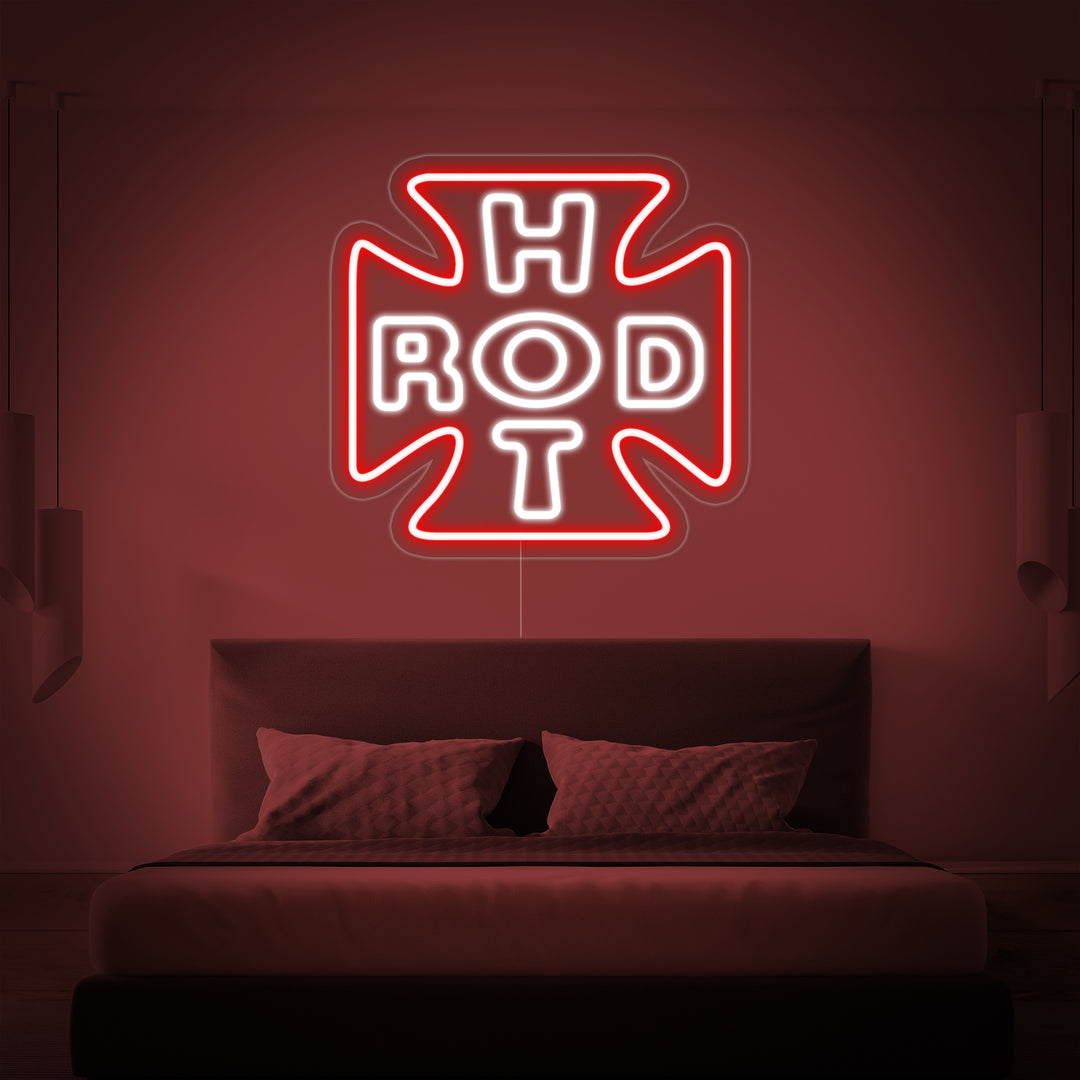 "Hot Rod" Insegna al neon