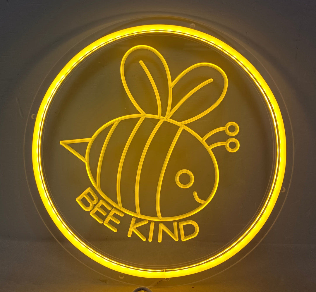 "Ape Carina, Bee Kind" Insegna al neon (Inventario: 1 unità)