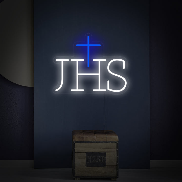 "Simbolo Di Gesù Ihs" Insegna al neon