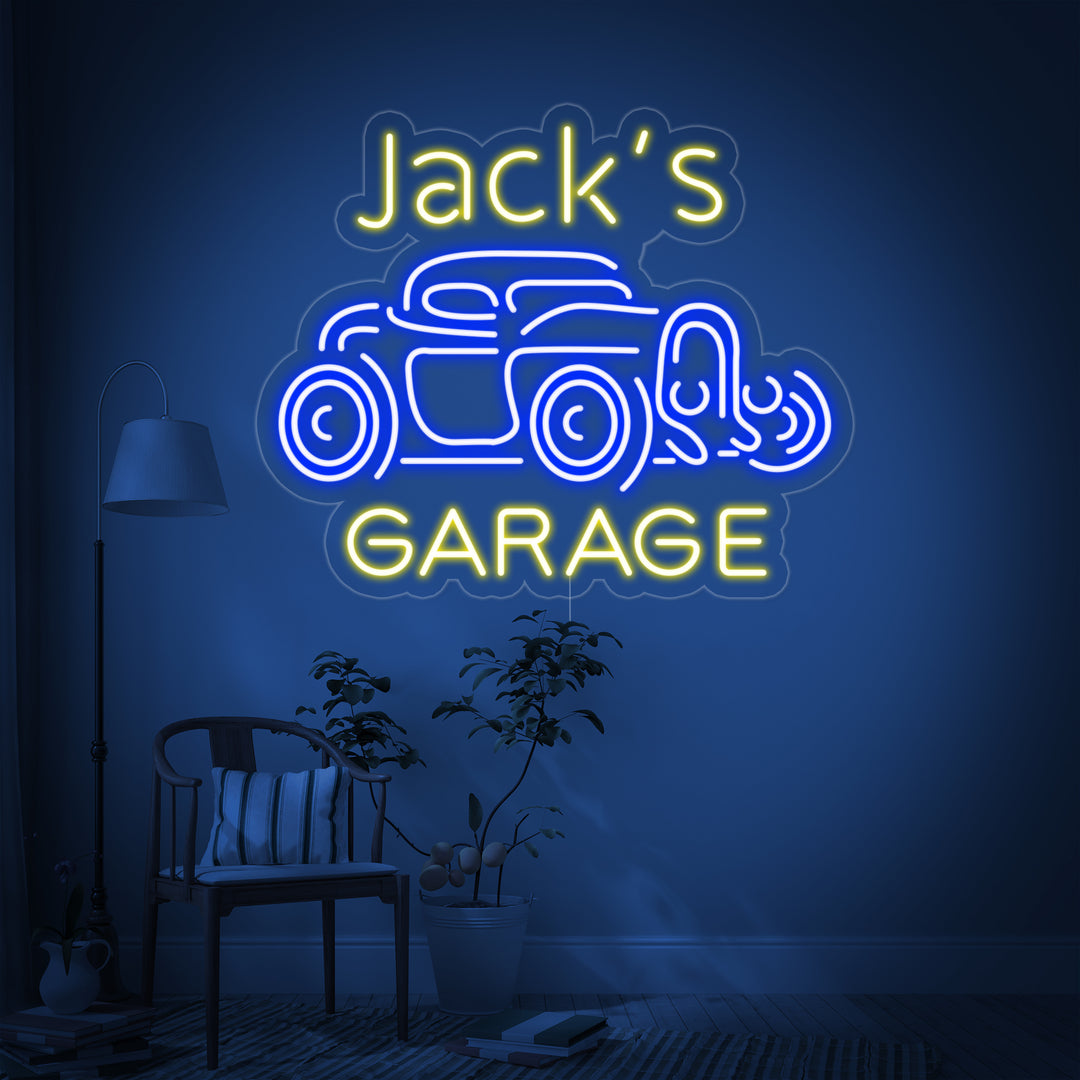 "Jack Garage" Insegna al neon