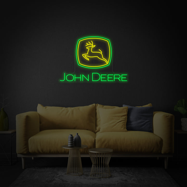 "John Deer" Insegna al neon