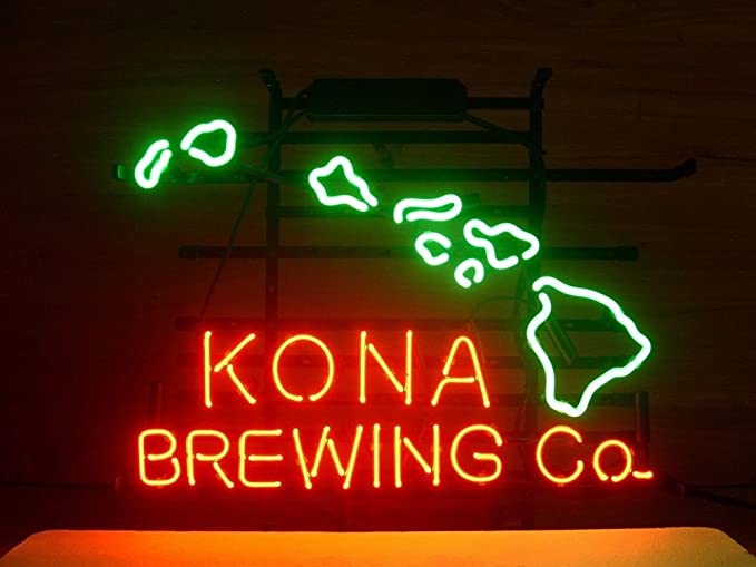 "Birra Kona Brewing Co" Insegna al neon