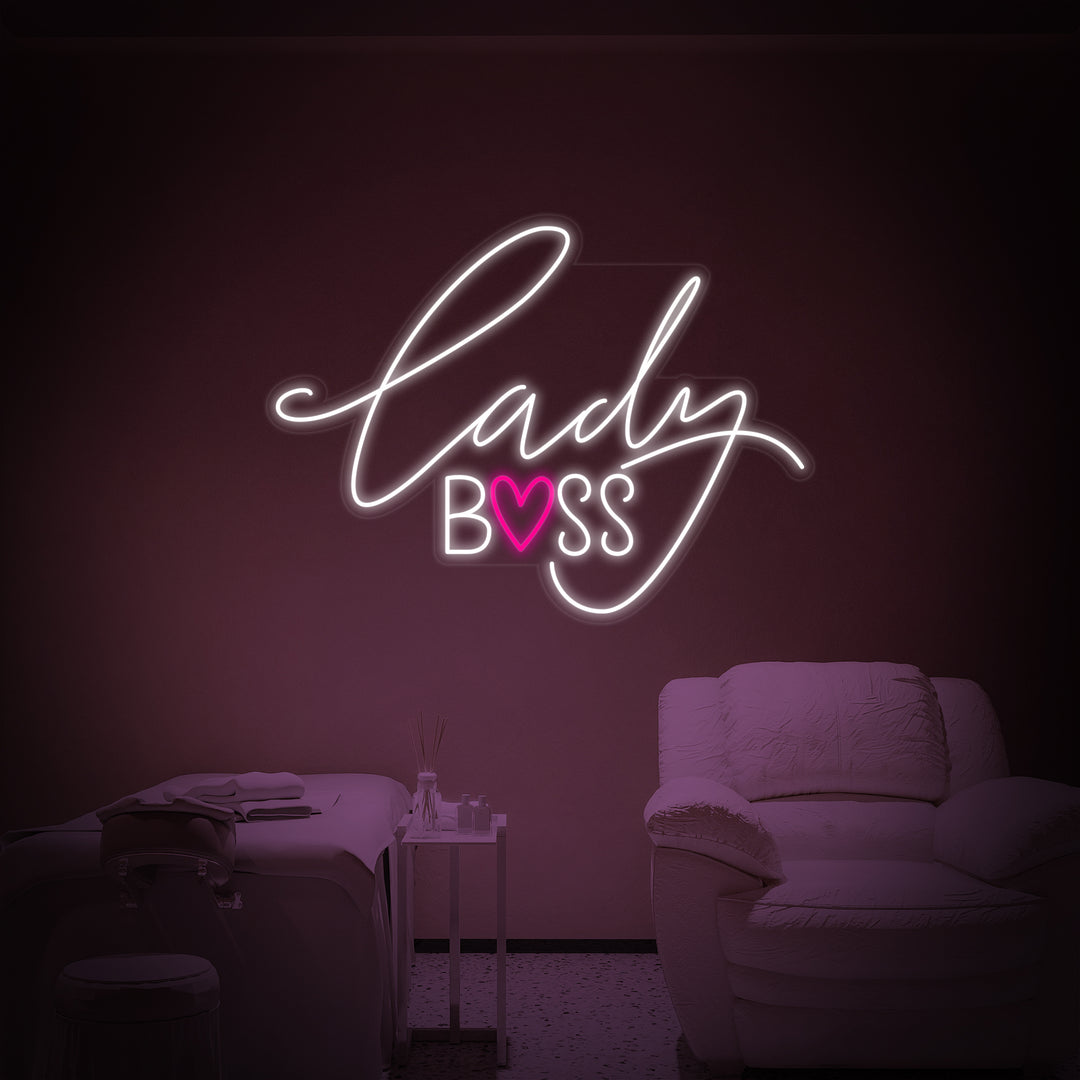 "Lady Boss" Insegna al neon