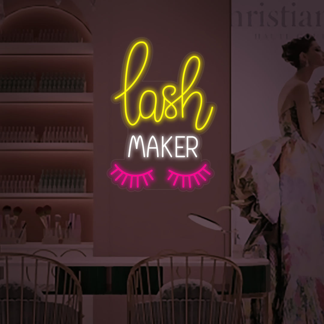 "Lash Maker" Insegna al neon