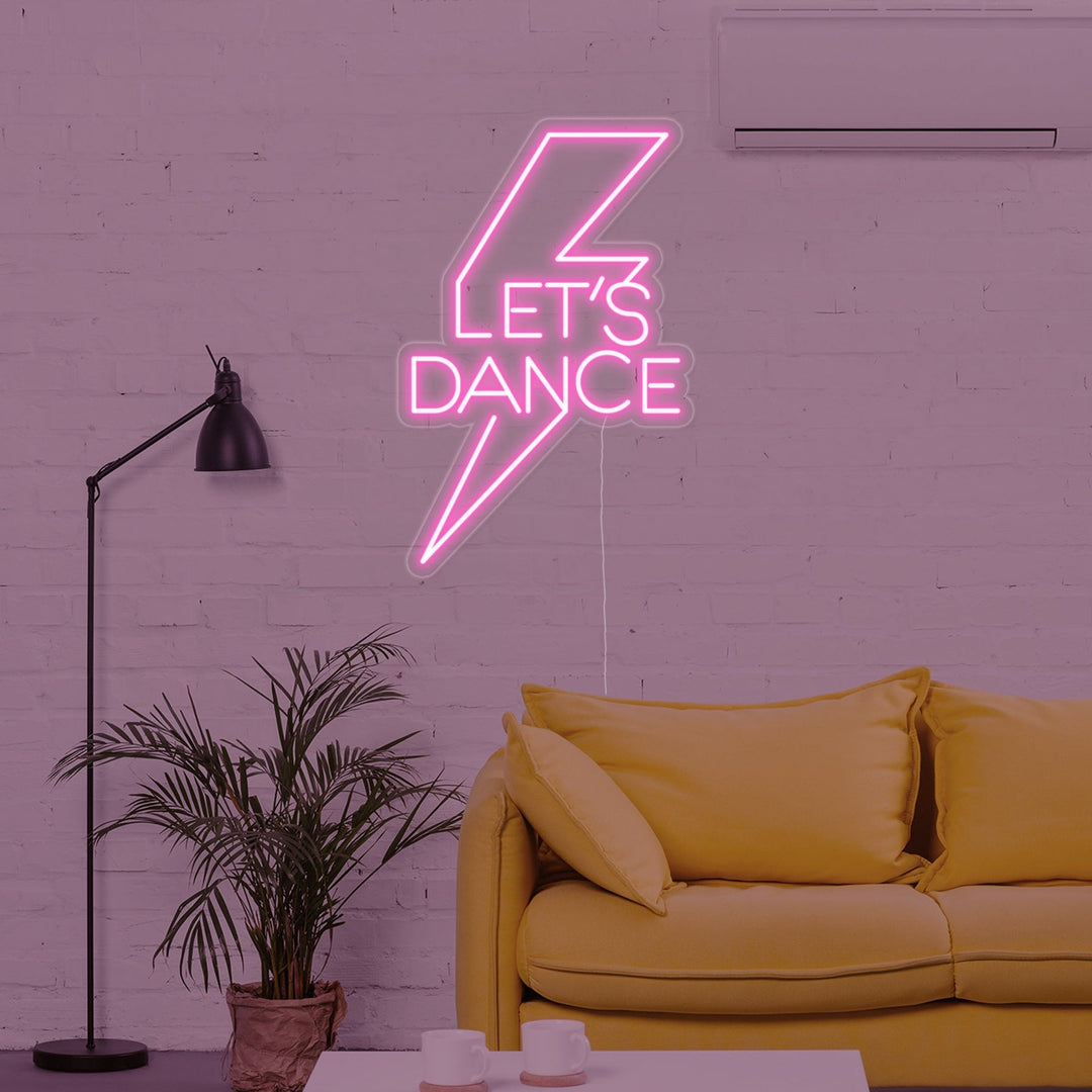 "Lets Dance" Insegna al neon (Inventario: 3 unità)