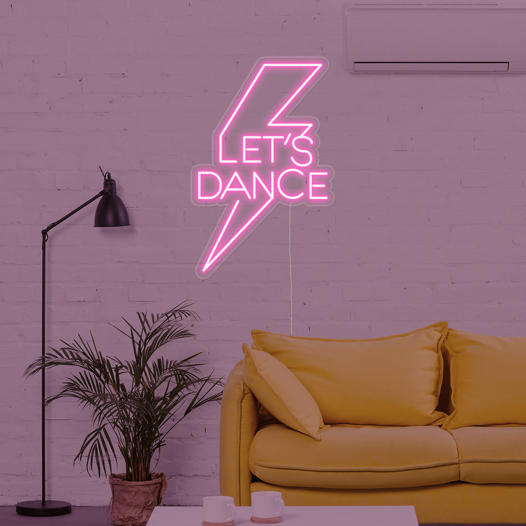 "Lets Dance" Insegna al neon