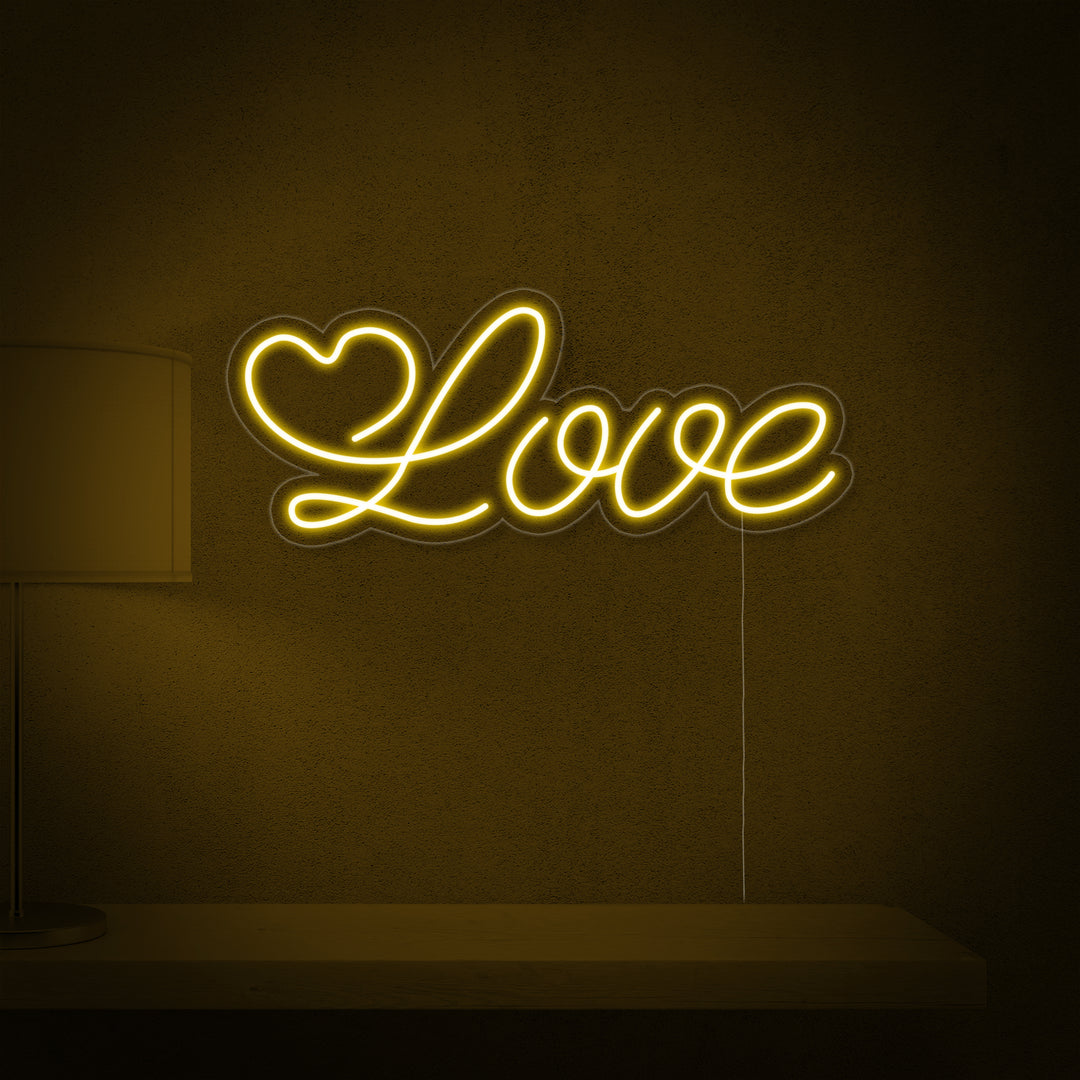 "Love" Insegna al neon