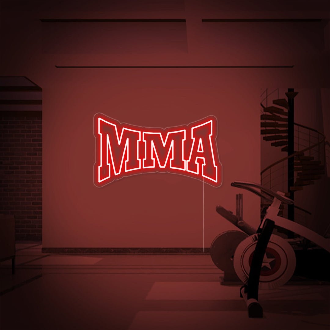 "MMA" Insegna al neon