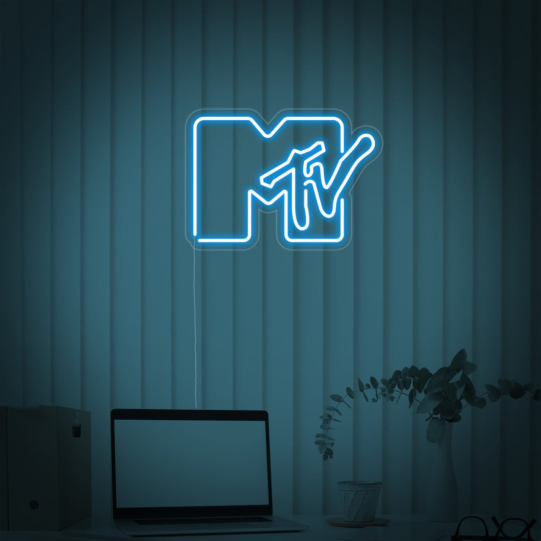 "MTV logo" Insegna al neon