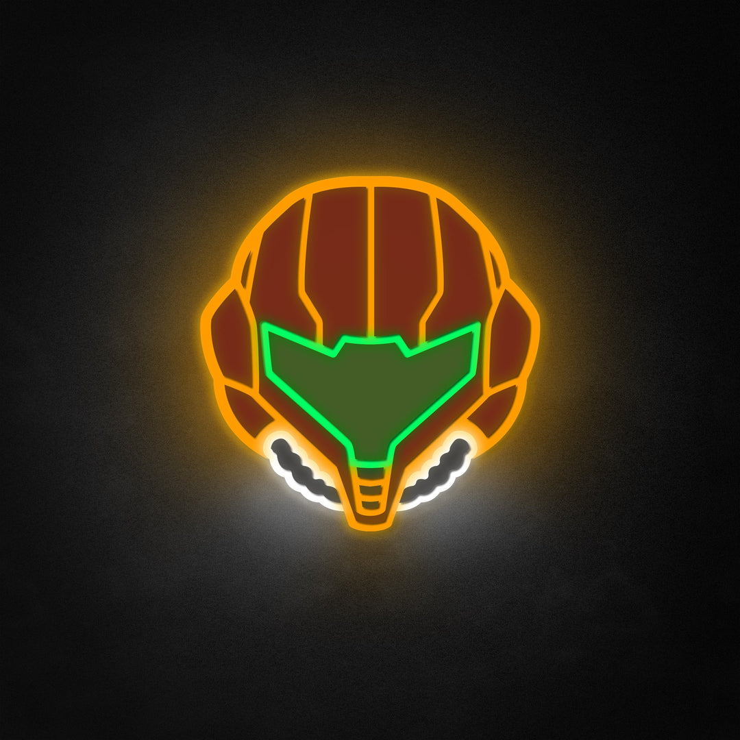 "Segno di Metroid Samus" Neon Like