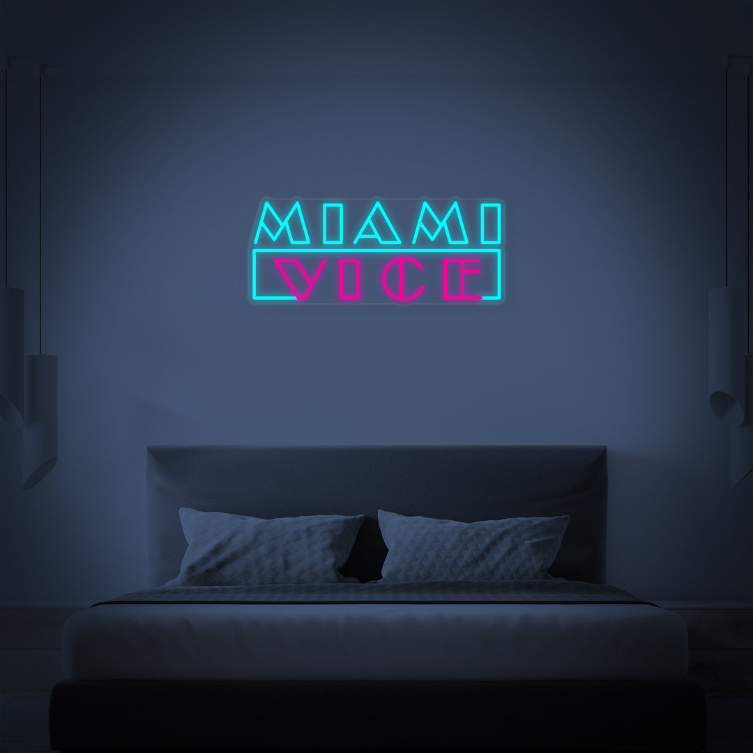 "Miami Serie Tv" Insegna al neon