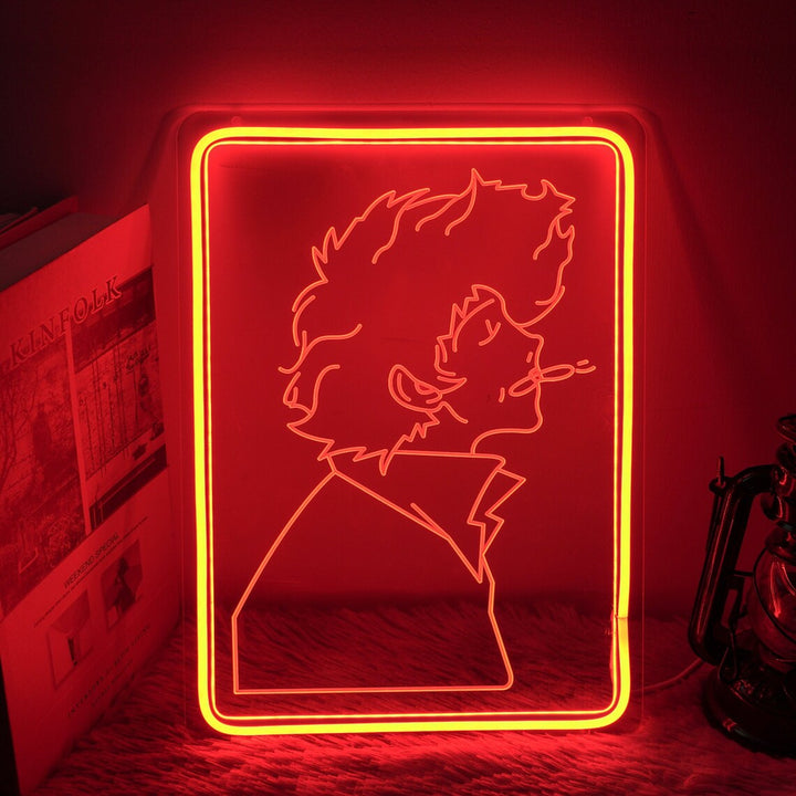 "Soldato Delle Guerre Della Cultura Pop" Insegna al neon In Miniatura