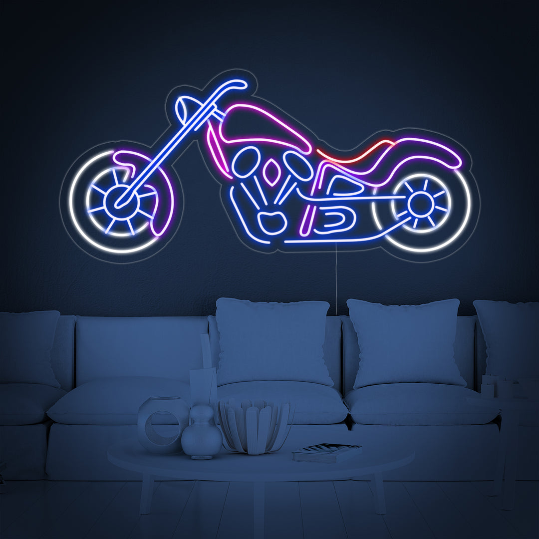 "Motocicletta" Insegna al neon