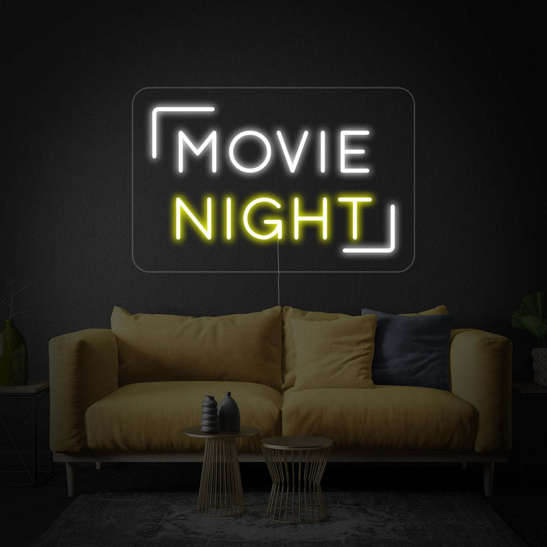 "Movie Night" Insegna al neon