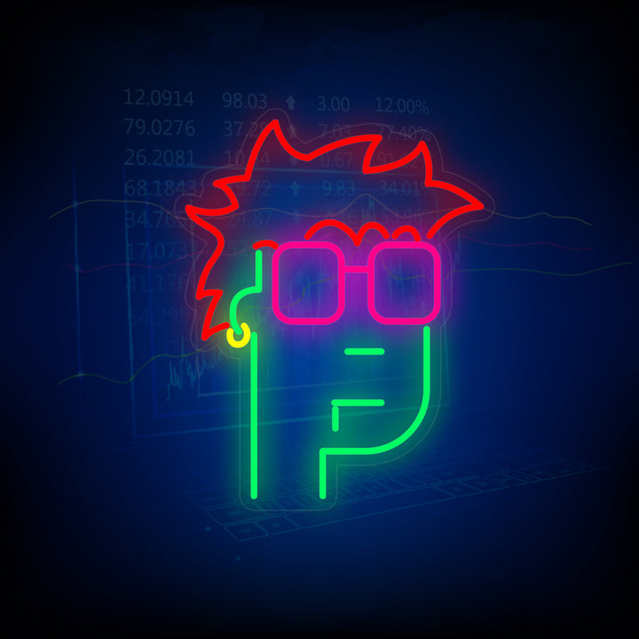 "Scimmia NTD" Insegna al neon